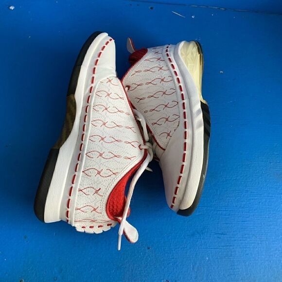 NIKE AIR JORDAN XX3 23 Low White/Varsity Red 323405-161 Size 4.Youth 2008 - Picture 6 of 8